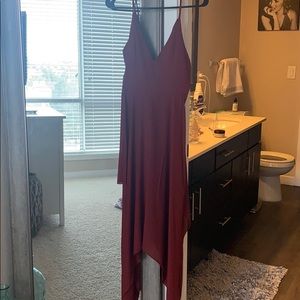 Sexy red dress size small (Criscross back)